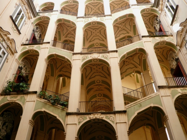 イタリアの珍しいマンション